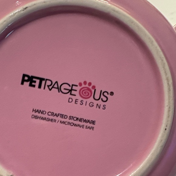 Pink Cat Face Ceramic Bowl - Picture 3 of 5